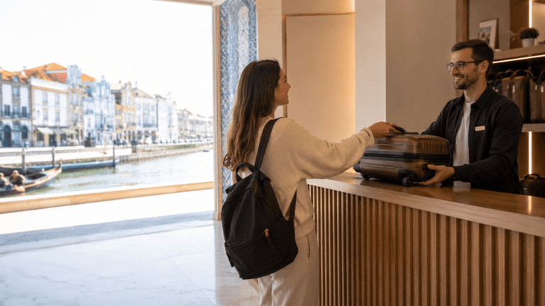 Luggage storage in Aveiro near the canals and old town