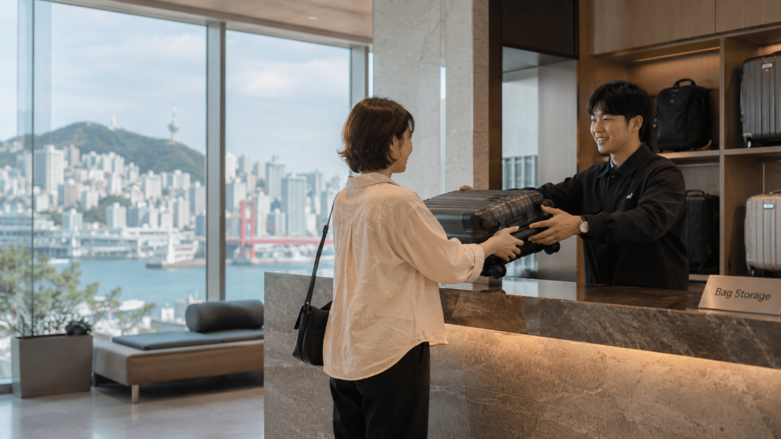 Luggage storage in Busan for travelers