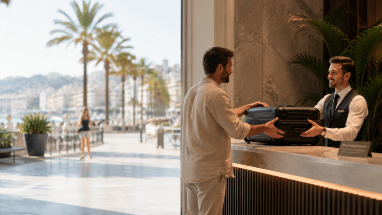 Secure luggage storage near Cannes station and Croisette