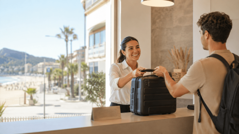 Luggage storage in Castelldefels near the beach and airport