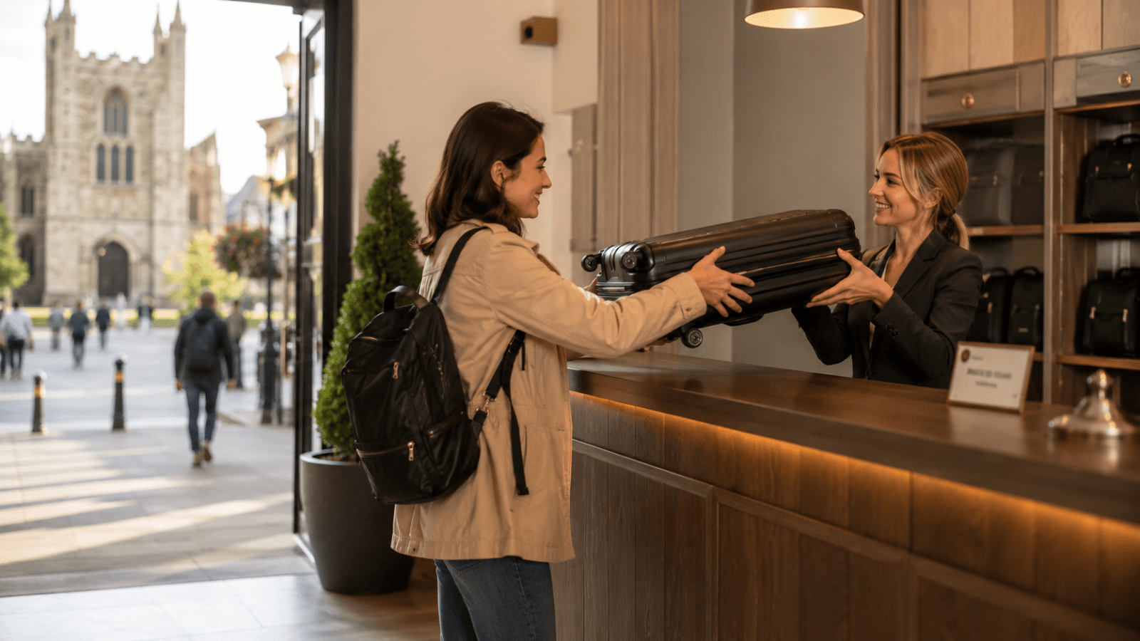 Luggage storage in Exeter for travelers