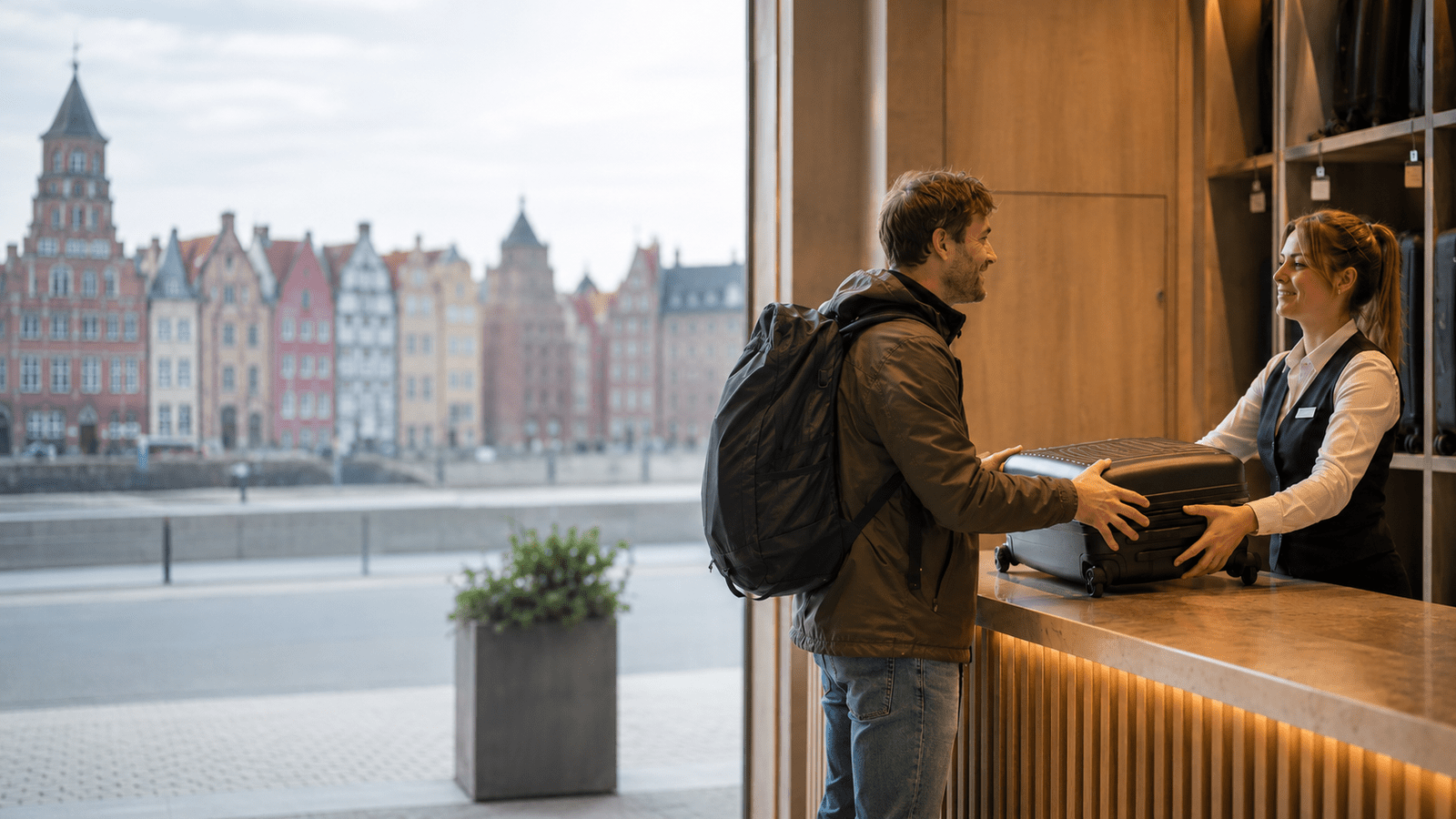 Luggage storage in Gdansk for travelers