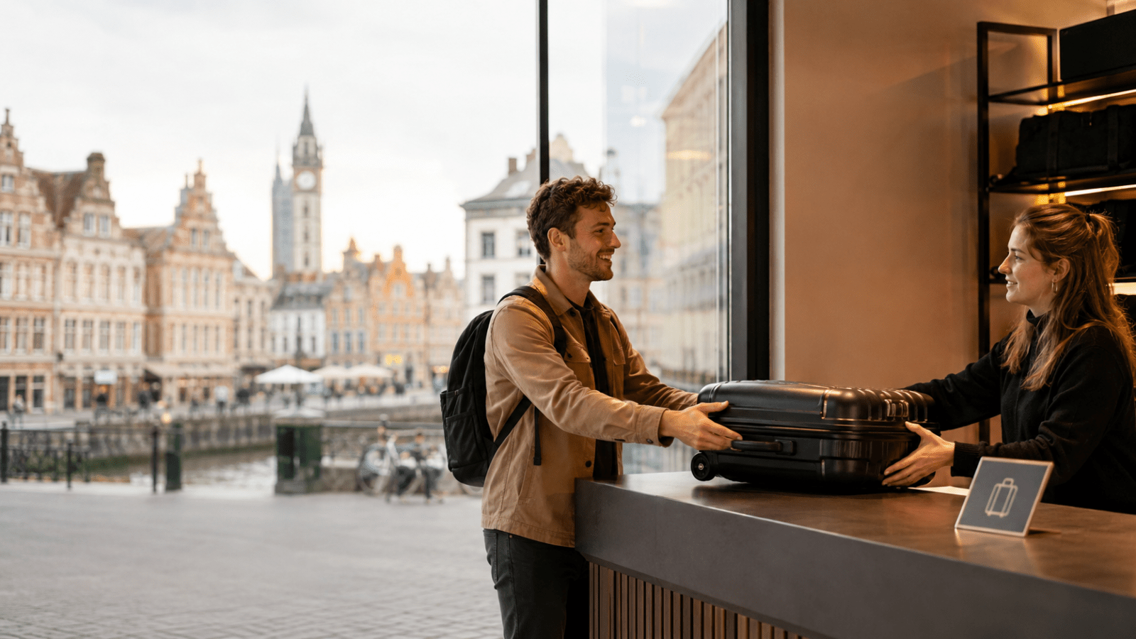 Luggage storage in Gent for travelers