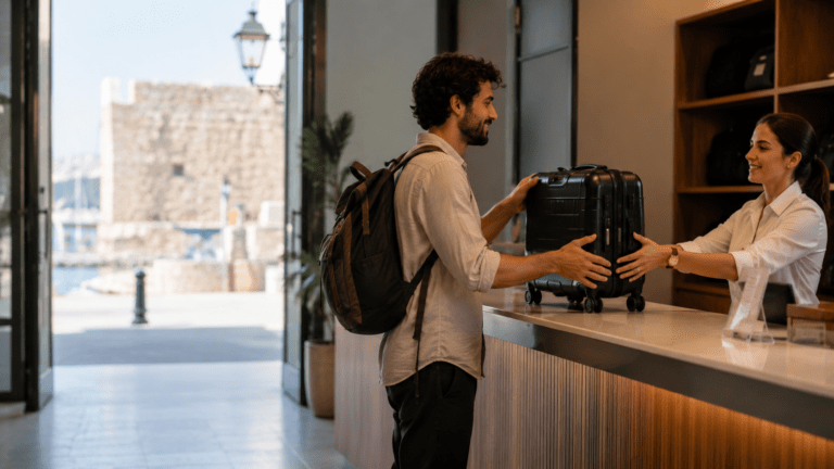 Secure luggage storage near Heraklion ferry port and center