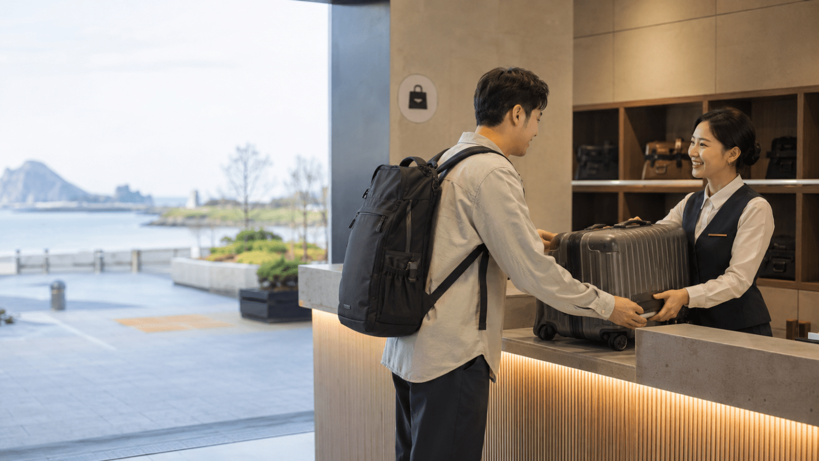 Luggage storage in Jeju for travelers