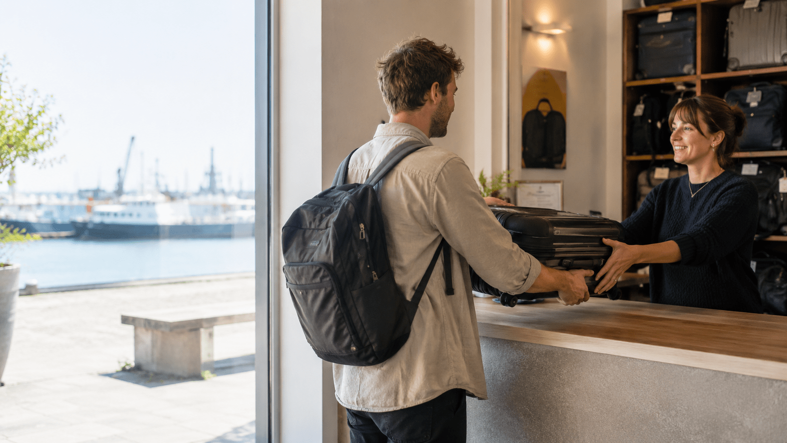 Luggage storage in Lorient for travelers