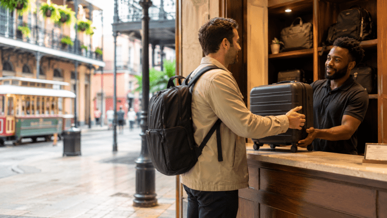 Luggage storage in New Orleans for travelers