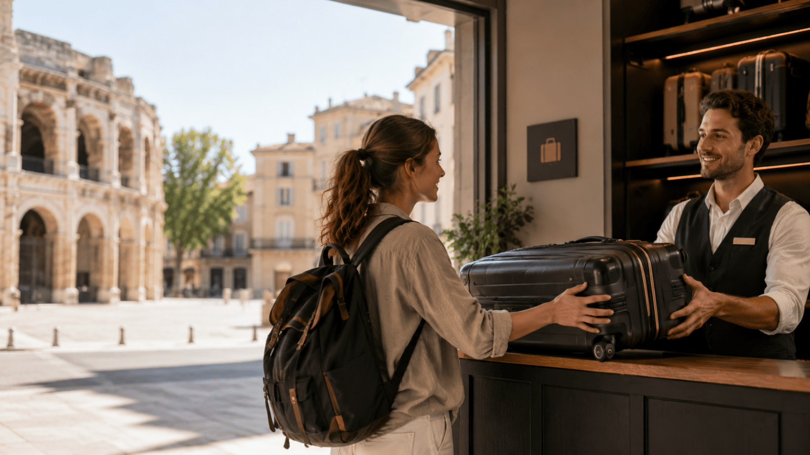 Luggage storage in Nimes for travelers