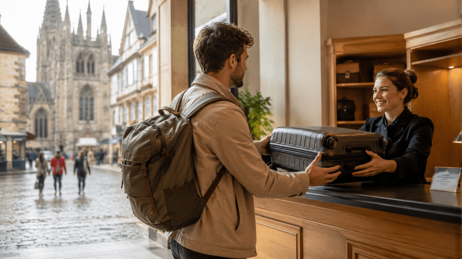 Luggage storage in Quimper for travelers