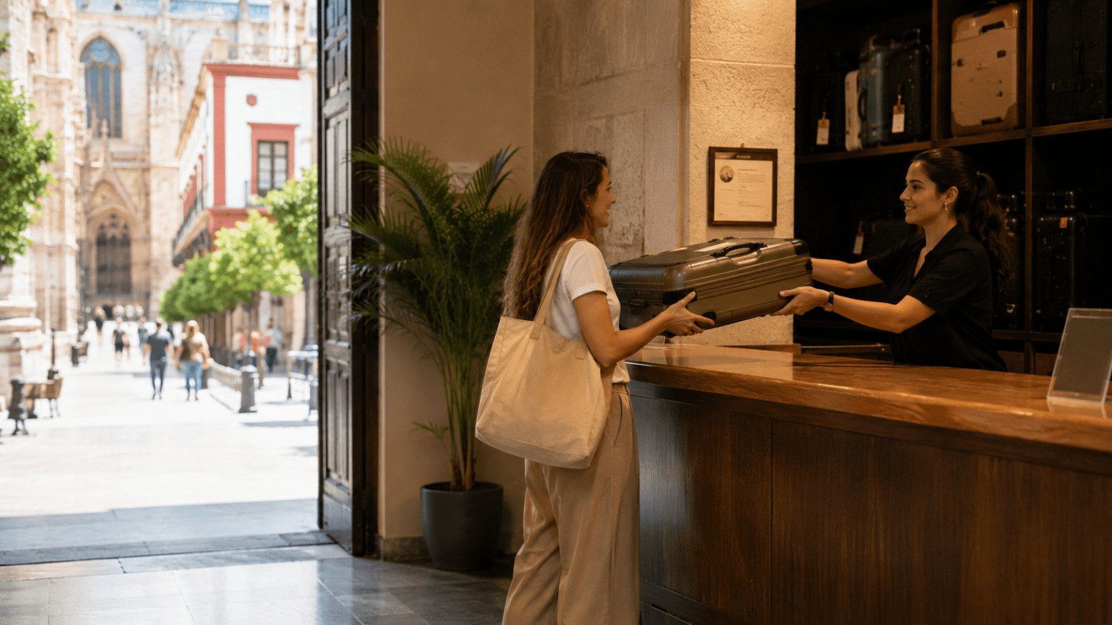 Luggage storage in Seville for travelers