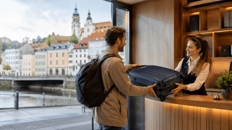 Luggage storage in Steyr near the riverside old town