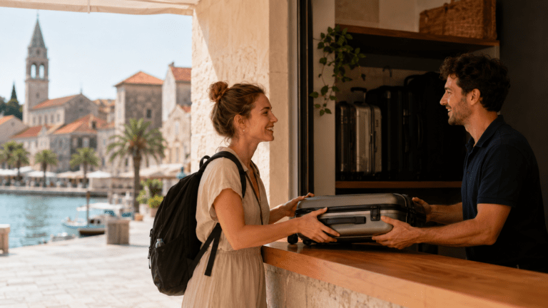 Luggage storage in Trogir near the old town and waterfront